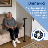 Canne aide a la marche legere et reglable