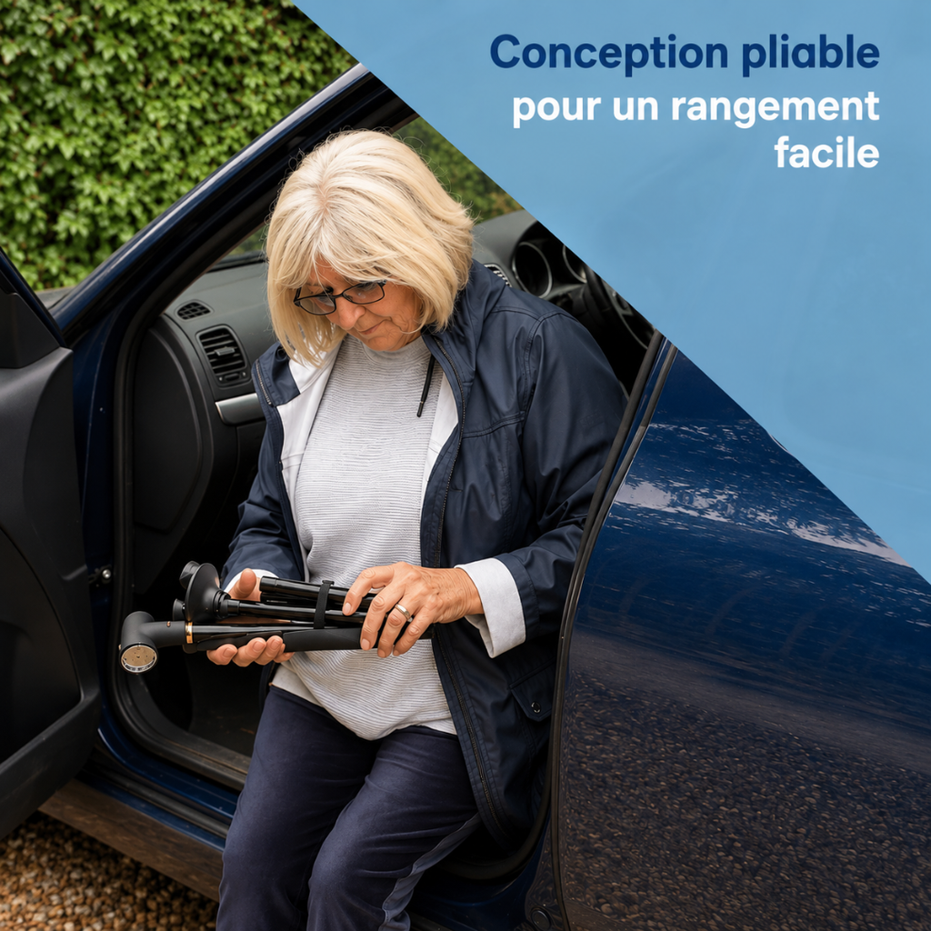 Canne senior pour mobilite et securite quotidienne
