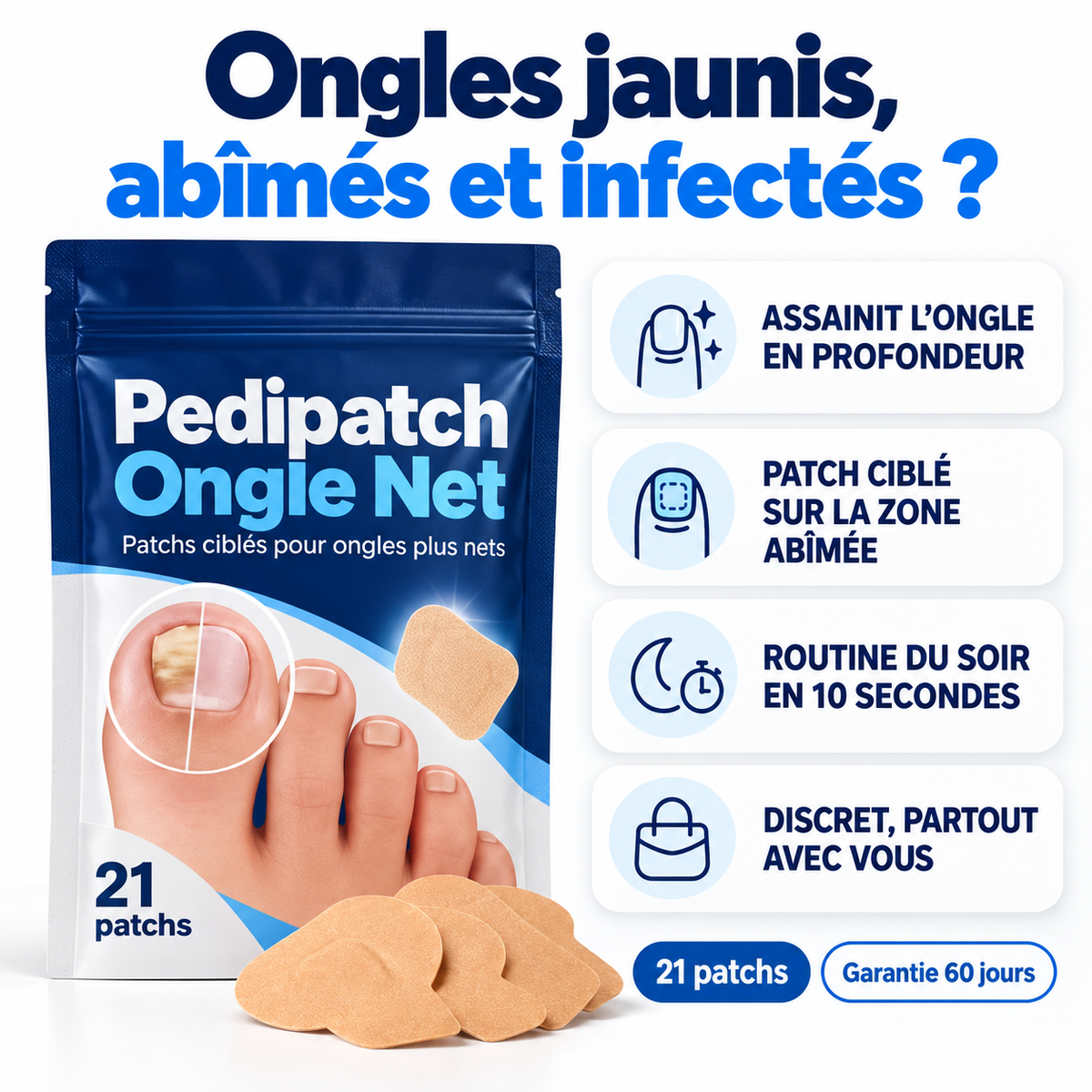 Pedipatch Ongle Net