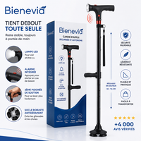 Canne de marche senior avec aide au lever Bienevia